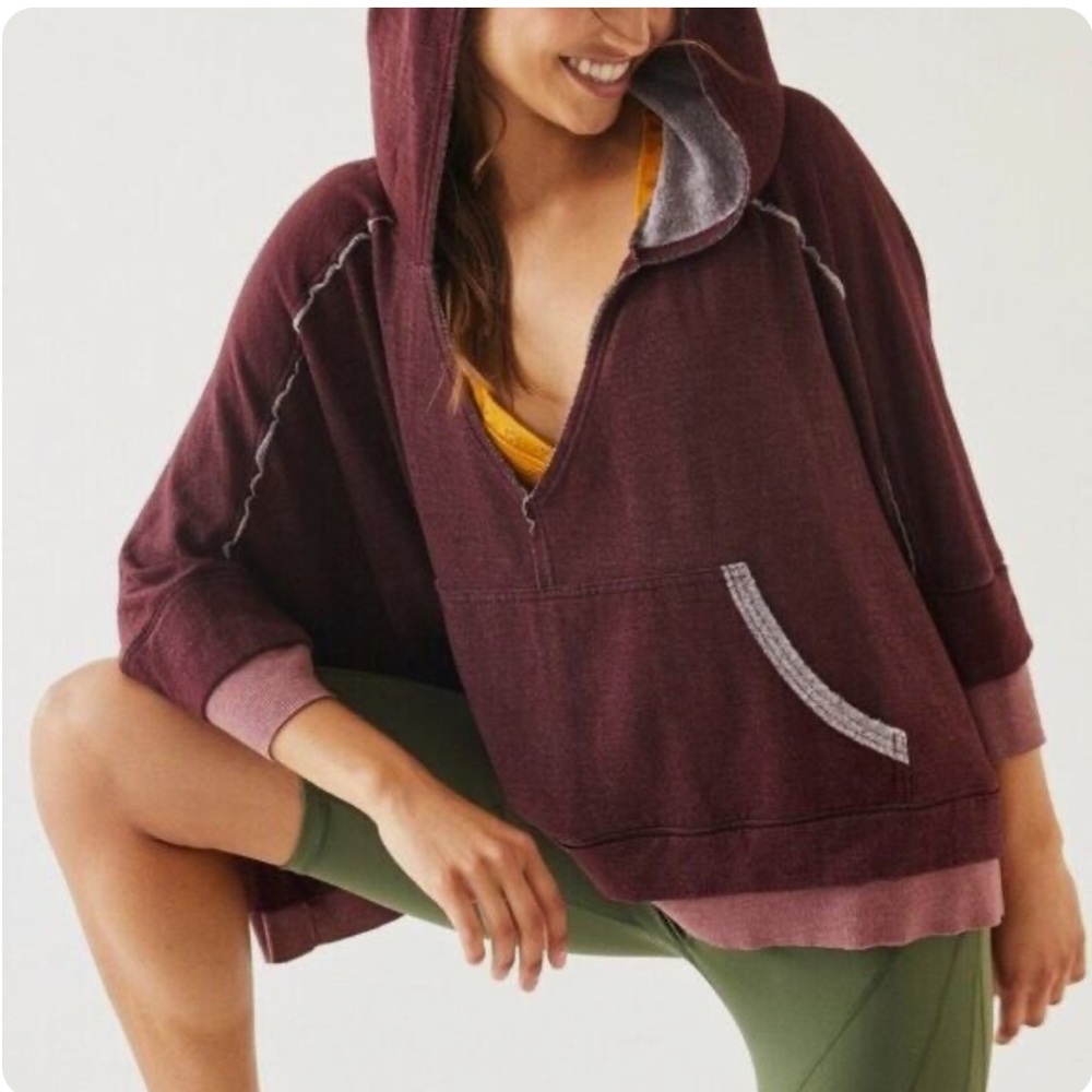 Free People Bonfire Hoodie NWOT